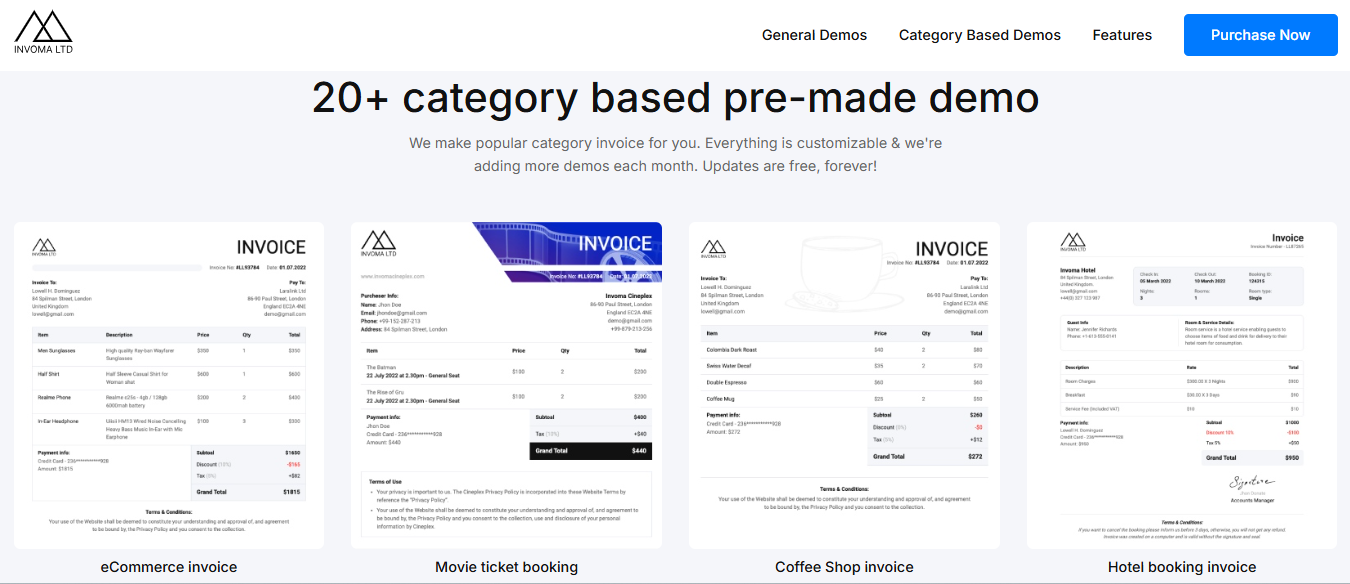 Invoice Template Preview
